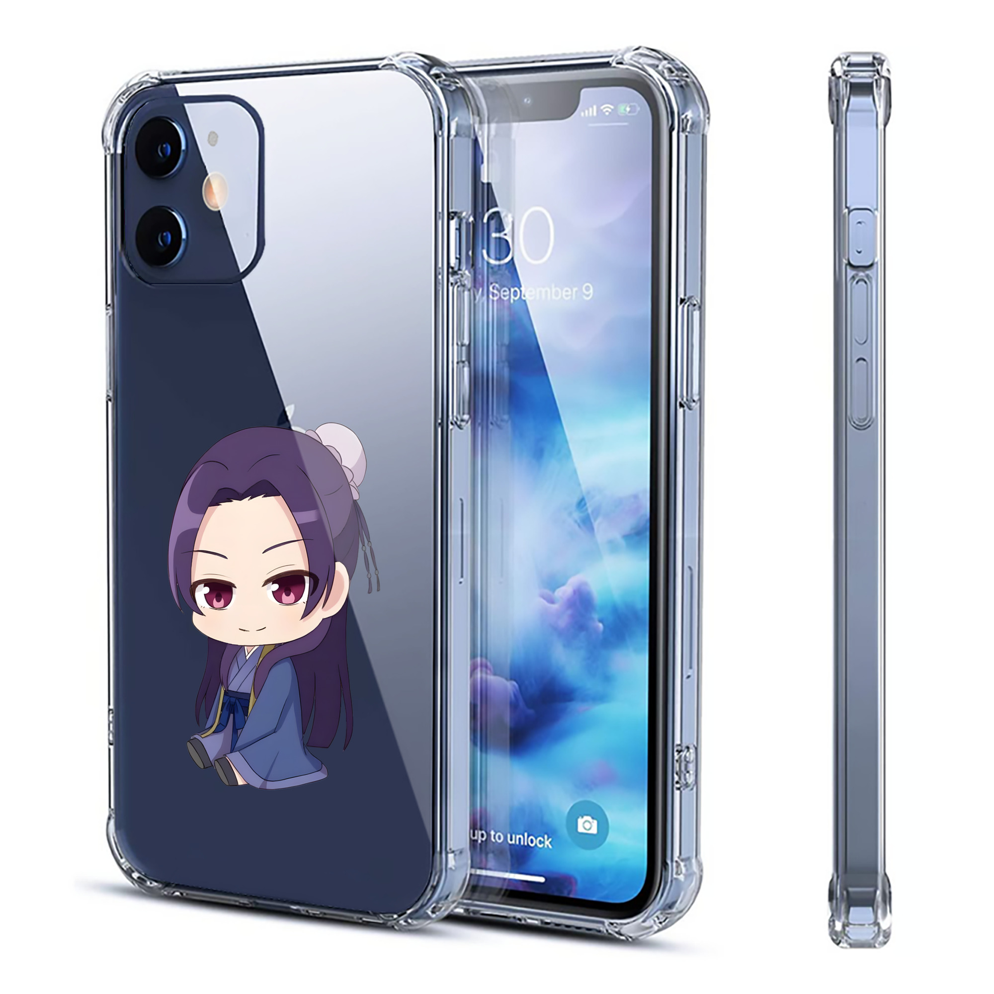 （画像用） 薬屋のひとりごと The Apothecary Diaries 【iPhone 12シリーズ対応】透明スマホケース（クリアソフトケース）